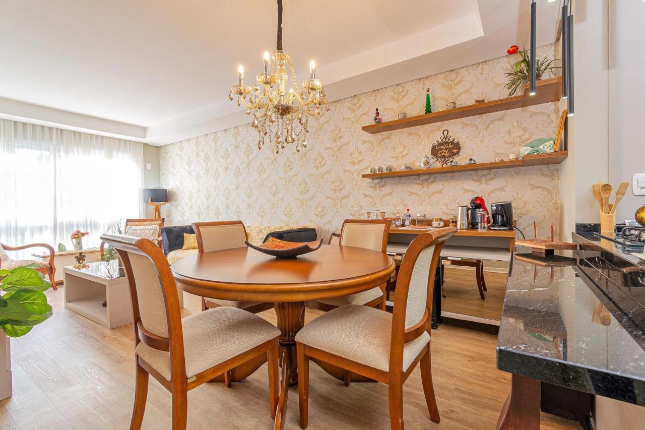 Apartamento Glamour 5 minutos da Rua Coberta Gramado Exterior foto
