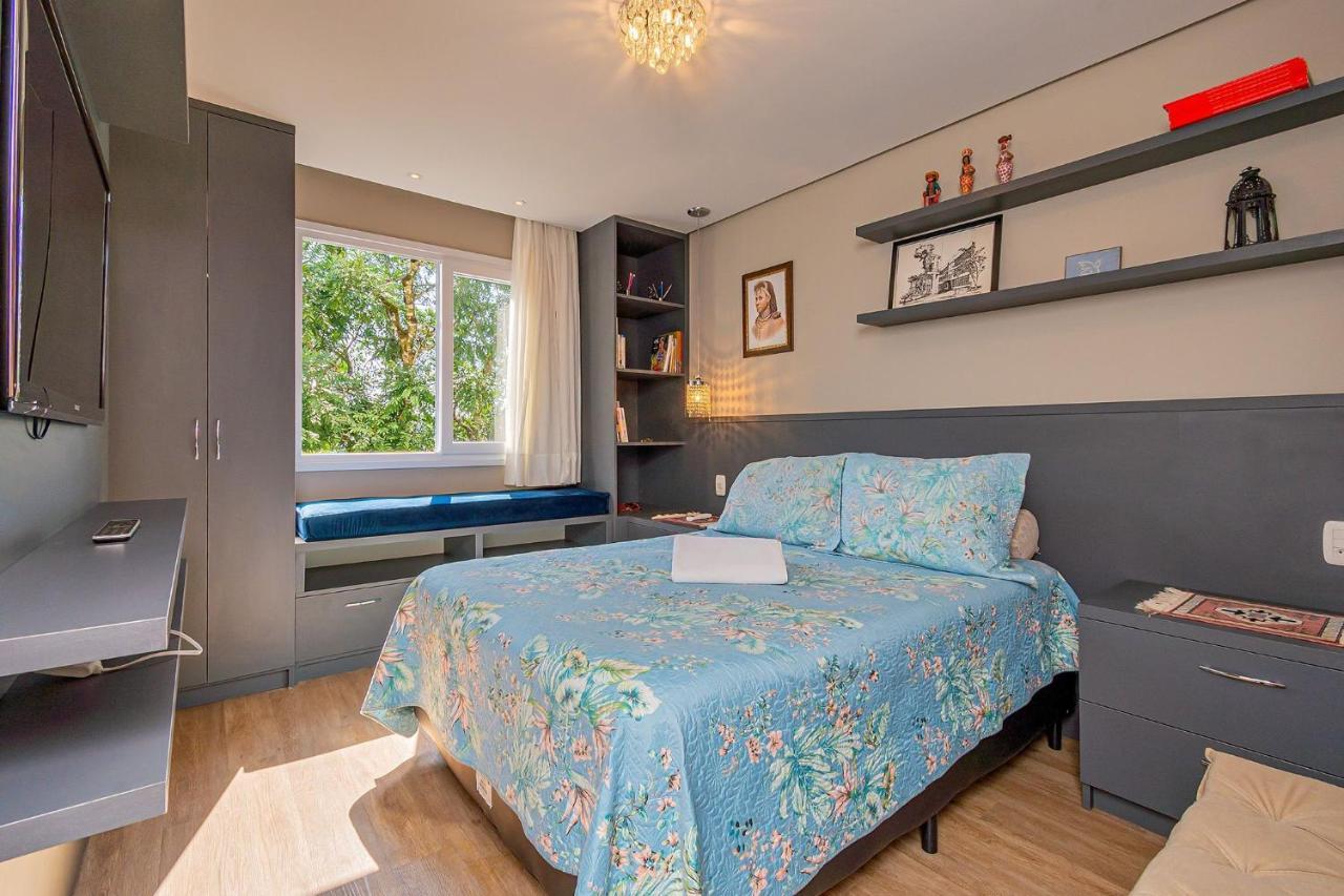 Apartamento Glamour 5 minutos da Rua Coberta Gramado Exterior foto
